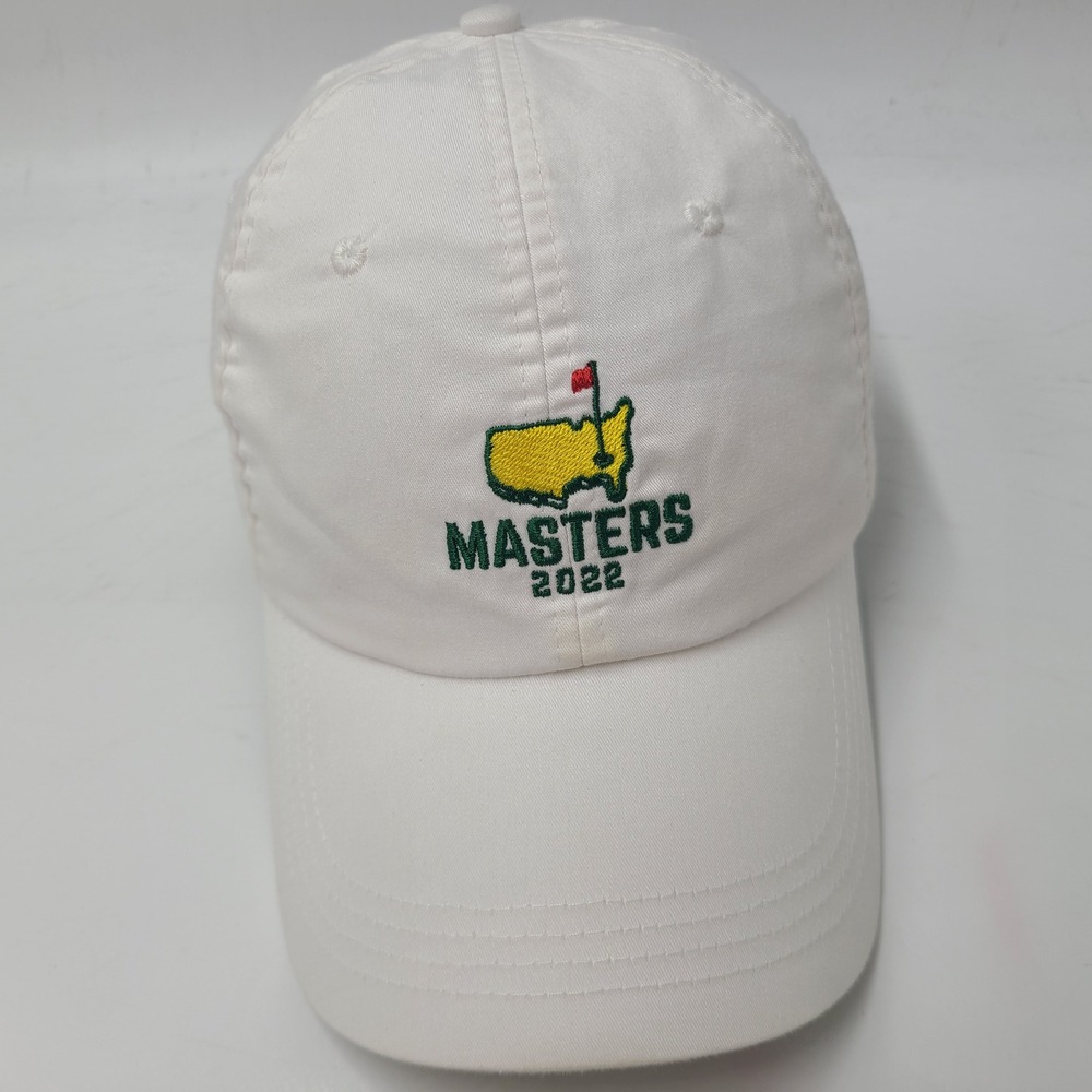 Masters Hat Adjustable Ahead White Green Yellow Golf 2022 Logo Casual Cotton Men